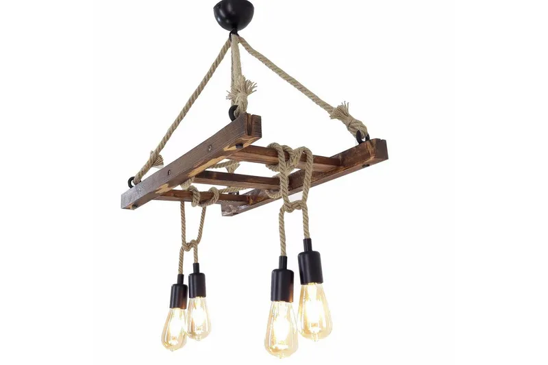 Loftlampe Eluna Valnød - Brun - Belysning - Lamper & indendørsbelysning - Loftlampe - Pendellamper & hængelamper