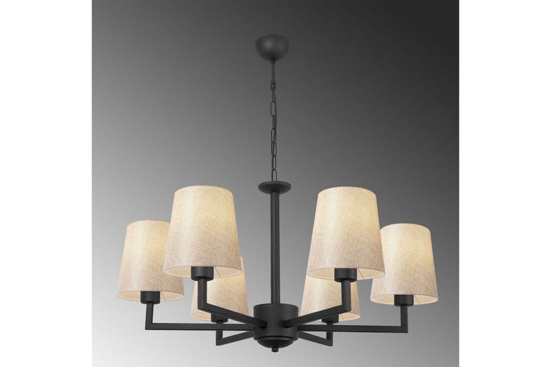 Loftlampe Fenda Sort / Creme - Sort - Belysning - Lamper & indendørsbelysning - Loftlampe - Pendellamper & hængelamper