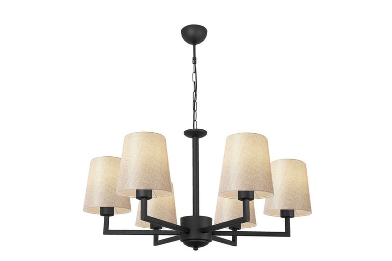 Loftlampe Fenda Sort / Creme - Sort - Belysning - Lamper & indendørsbelysning - Loftlampe - Pendellamper & hængelamper