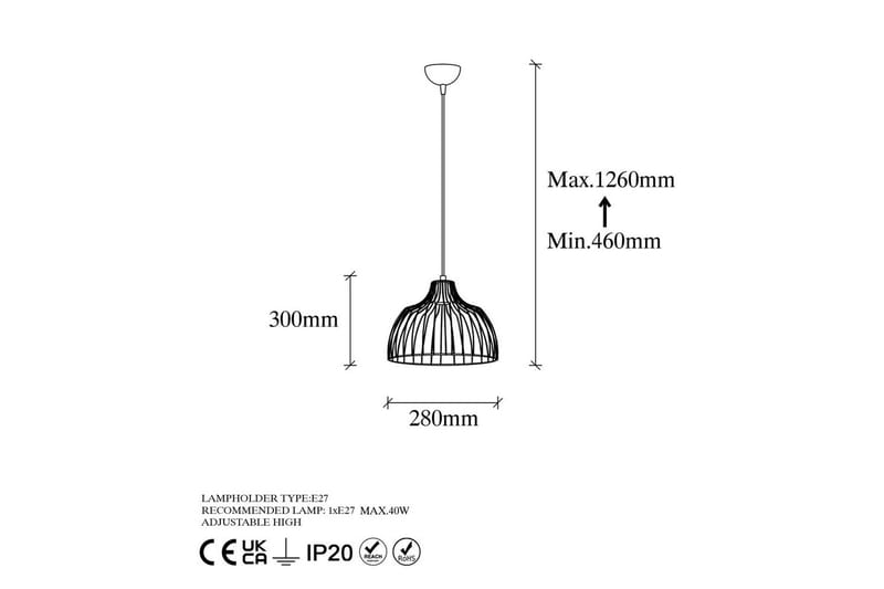 Loftlampe Gertie Skinnende Rany - Guld - Belysning - Lamper & indendørsbelysning - Loftlampe - Pendellamper & hængelamper