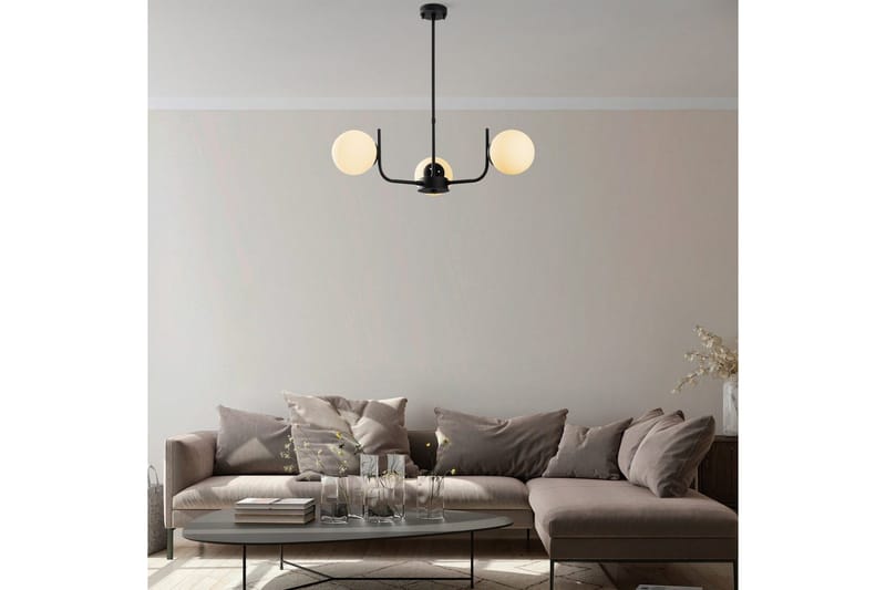 Loftlampe Gevir Sort - Sort - Belysning - Lamper & indendørsbelysning - Loftlampe - Pendellamper & hængelamper