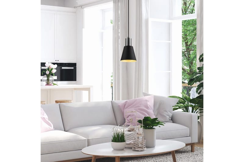 Loftlampe Gullis Sort / Nikkel - Sort - Belysning - Lamper & indendørsbelysning - Loftlampe - Pendellamper & hængelamper