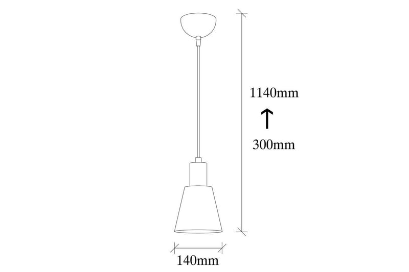 Loftlampe Gullis Sort / Nikkel - Sort - Belysning - Lamper & indendørsbelysning - Loftlampe - Pendellamper & hængelamper