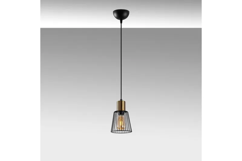 Loftlampe Gullistel Sort / Antik, Sort/Multifarvet