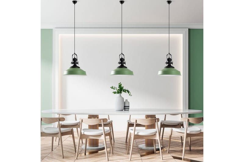 Loftlampe Håndværk Grøn - Grøn - Belysning - Lamper & indendørsbelysning - Loftlampe - Pendellamper & hængelamper