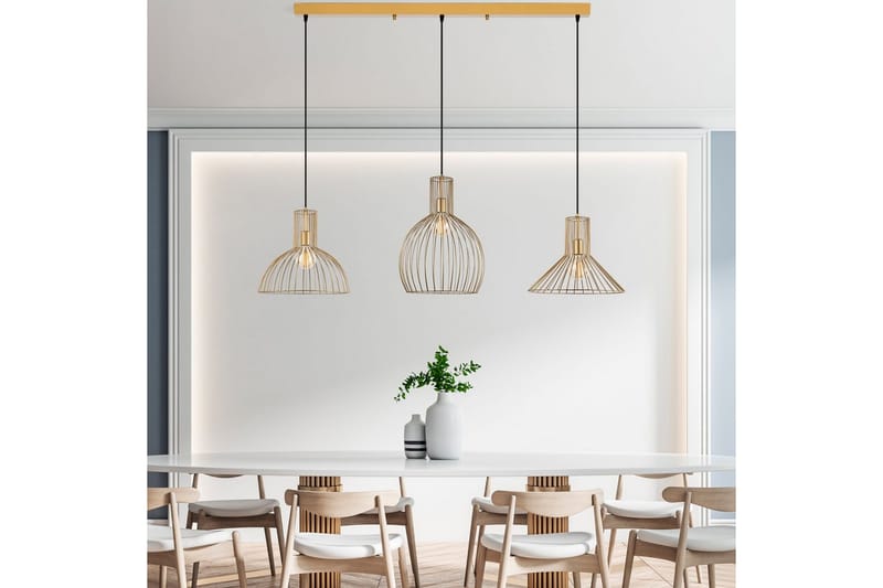Loftlampe Halven Gold - Guld - Belysning - Lamper & indendørsbelysning - Loftlampe - Pendellamper & hængelamper