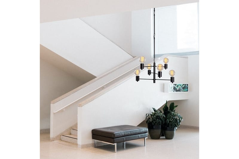 Loftlampe Hexaia Op Sort - Sort - Belysning - Lamper & indendørsbelysning - Loftlampe - Pendellamper & hængelamper