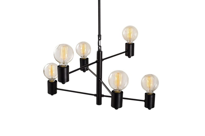Loftlampe Hexaia Op Sort - Sort - Belysning - Lamper & indendørsbelysning - Loftlampe - Pendellamper & hængelamper