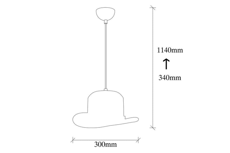 Loftlampe Hukle Sort - Sort - Belysning - Lamper & indendørsbelysning - Loftlampe - Pendellamper & hængelamper