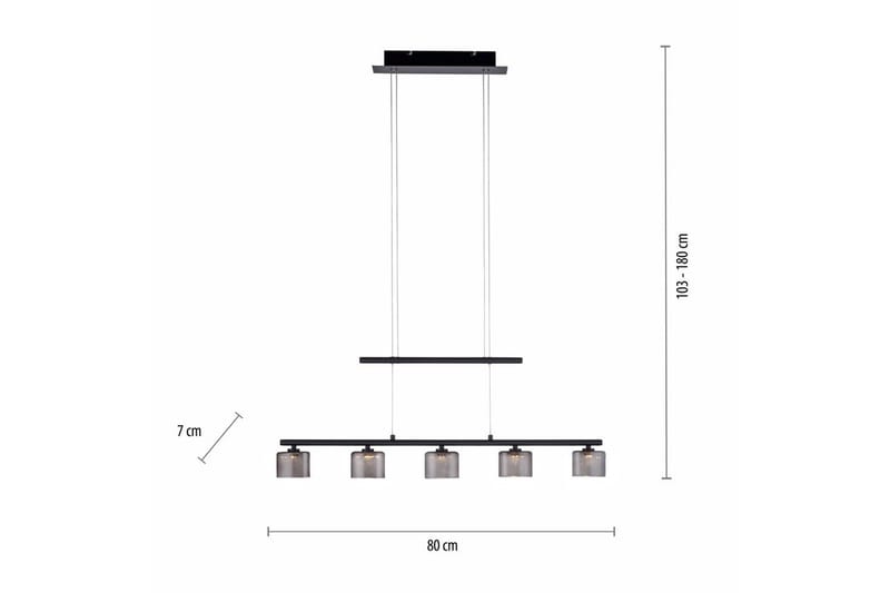 Loftlampe Hydra - Sort - Belysning - Lamper & indendørsbelysning - Loftlampe - Pendellamper & hængelamper