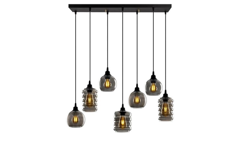 Loftlampe Ilena Røg - Antracit - Belysning - Lamper & indendørsbelysning - Loftlampe - Pendellamper & hængelamper