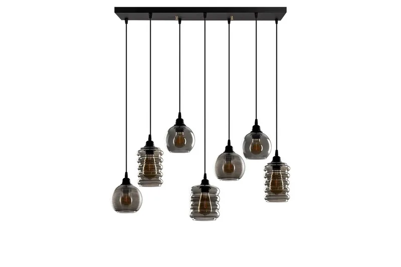 Loftlampe Ilena Røg, Antracit