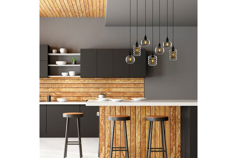 Loftlampe Ilena Røg - Antracit - Belysning - Lamper & indendørsbelysning - Loftlampe - Pendellamper & hængelamper