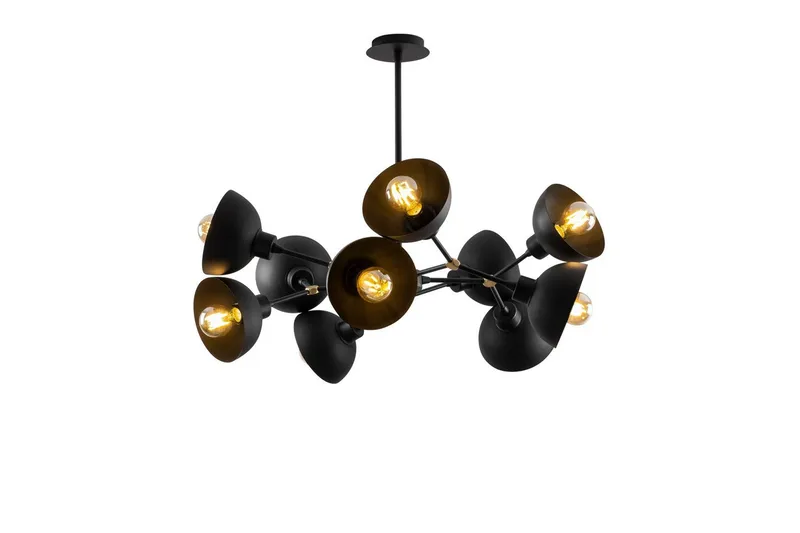 Loftlampe Ilmare Moonza Sort, Sort