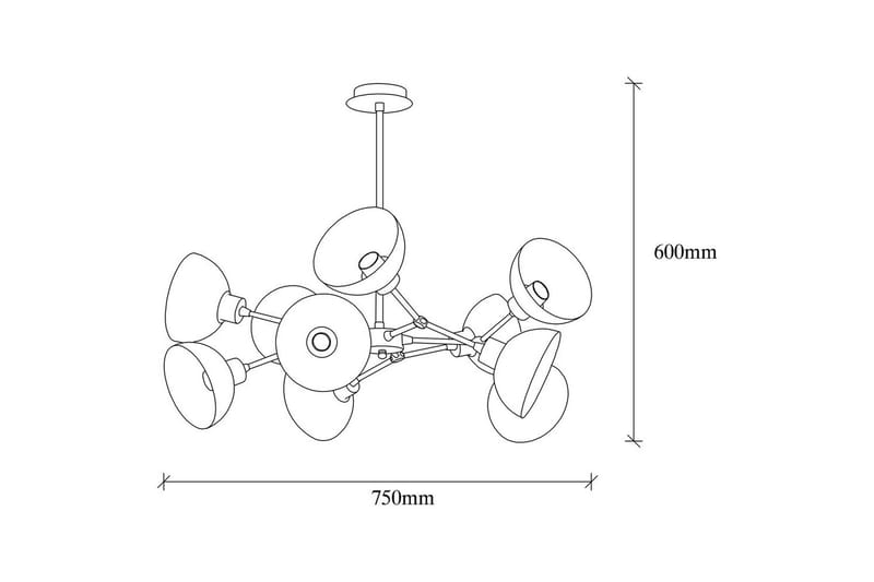 Loftlampe Ilmare Moonza Vintage - Vintage - Belysning - Lamper & indendørsbelysning - Loftlampe - Pendellamper & hængelamper