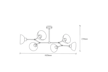 Loftlampe Ilmare Sort - Sort - Belysning - Lamper & indendørsbelysning - Loftlampe - Lysekroner