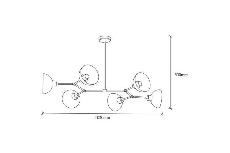 Loftlampe Ilmaremore Vintage - Multifarvet - Belysning - Lamper & indendørsbelysning - Loftlampe - Pendellamper & hængelamper
