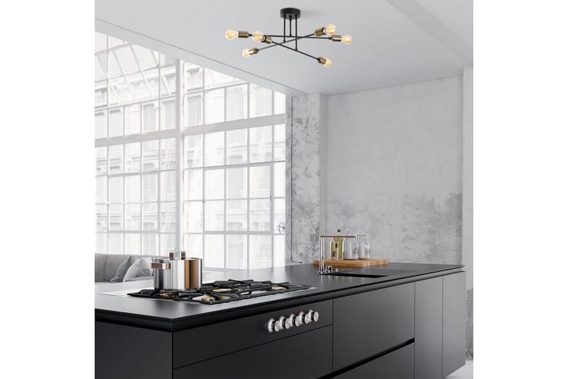 Loftlampe Jandor Sort - Sort - Belysning - Lamper & indendørsbelysning - Loftlampe - Pendellamper & hængelamper