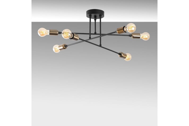 Loftlampe Jandor Sort - Sort - Belysning - Lamper & indendørsbelysning - Loftlampe - Pendellamper & hængelamper