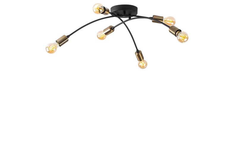 Loftlampe Jano Sort / Vintage, Sort / Vintage