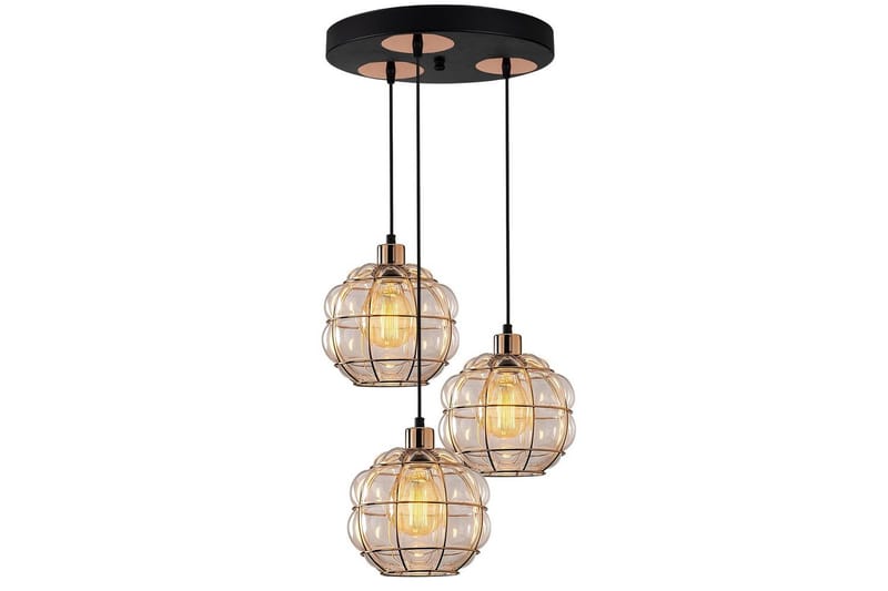 Loftlampe Jaran Kobber Tre stik - Tre stik - Belysning - Lamper & indendørsbelysning - Loftlampe - Pendellamper & hængelamper