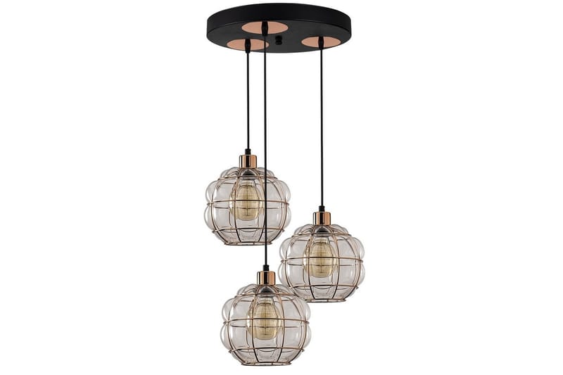 Loftlampe Jaran Kobber Tre stik - Tre stik - Belysning - Lamper & indendørsbelysning - Loftlampe - Pendellamper & hængelamper
