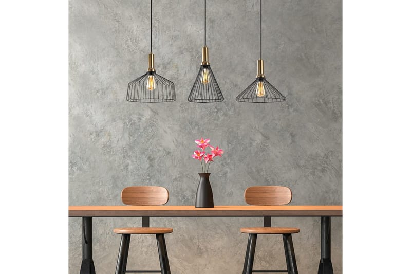 Loftlampe Kære Sort / Antik - Kobber/Sort - Belysning - Lamper & indendørsbelysning - Loftlampe - Pendellamper & hængelamper