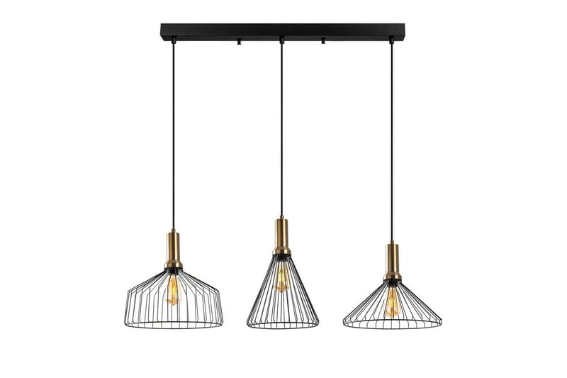 Loftlampe Kære Sort / Antik - Kobber/Sort - Belysning - Lamper & indendørsbelysning - Loftlampe - Pendellamper & hængelamper