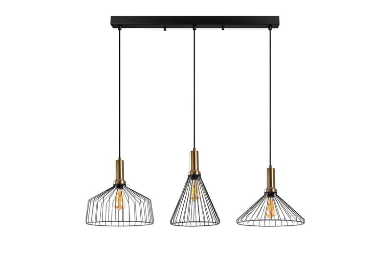 Loftlampe Kære Sort / Antik - Kobber/Sort - Belysning - Lamper & indendørsbelysning - Loftlampe - Pendellamper & hængelamper