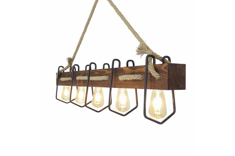 Loftlampe Kalldrun Valnød, Valnød