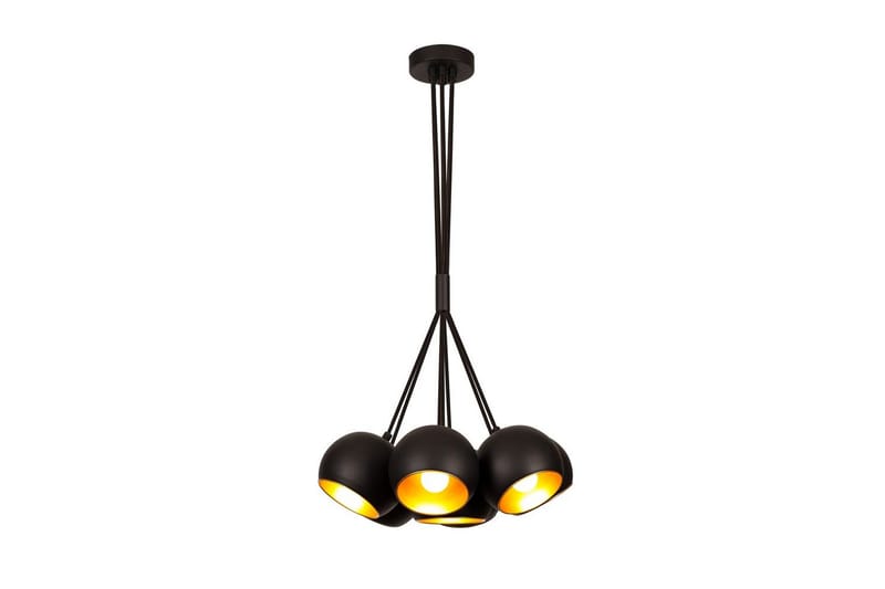 Loftlampe Kelorn Sort / Rany, Guld/Sort