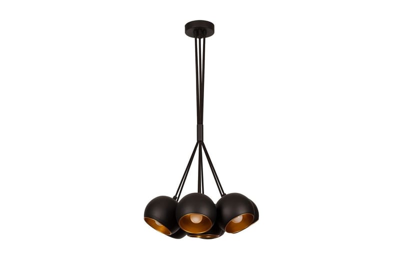 Loftlampe Kelorn Sort / Rany - Guld/Sort - Belysning - Lamper & indendørsbelysning - Loftlampe - Pendellamper & hængelamper