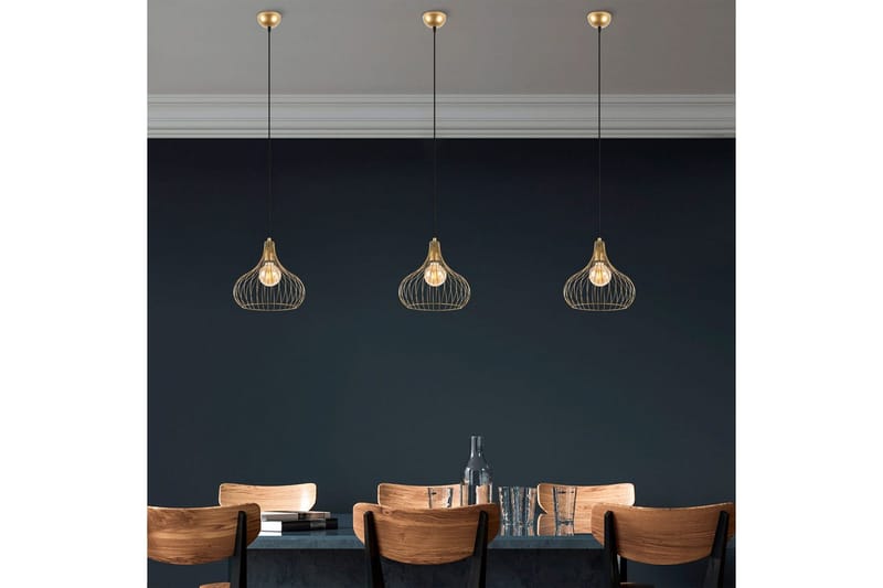 Loftlampe Kiron Skinnende guld - Skinnende guld - Belysning - Lamper & indendørsbelysning - Loftlampe - Pendellamper & hængelamper