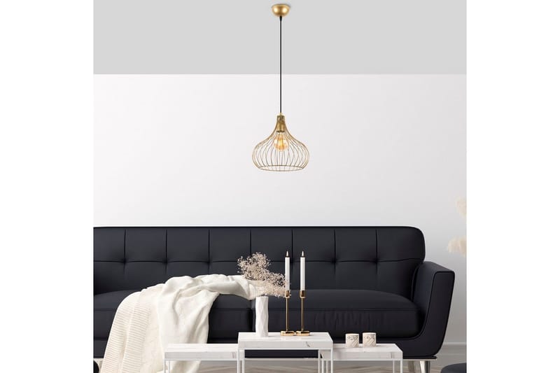 Loftlampe Kiron Skinnende guld - Skinnende guld - Belysning - Lamper & indendørsbelysning - Loftlampe - Pendellamper & hængelamper
