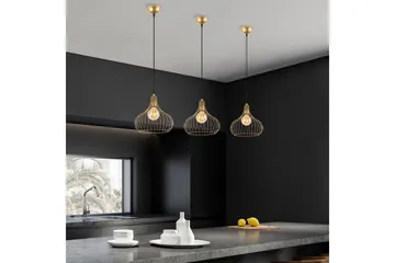 Loftlampe Kiron Skinnende guld - Skinnende guld - Belysning - Lamper & indendørsbelysning - Loftlampe - Pendellamper & hængelamper