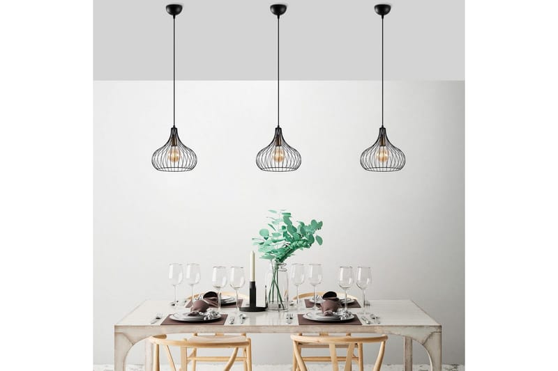 Loftlampe Kiron Sort / Antik - Sort / Antik - Belysning - Lamper & indendørsbelysning - Loftlampe - Pendellamper & hængelamper