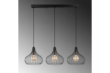 Loftlampe Kiron Sort / Antik Tre - Sort - Belysning - Lamper & indendørsbelysning - Loftlampe - Pendellamper & hængelamper