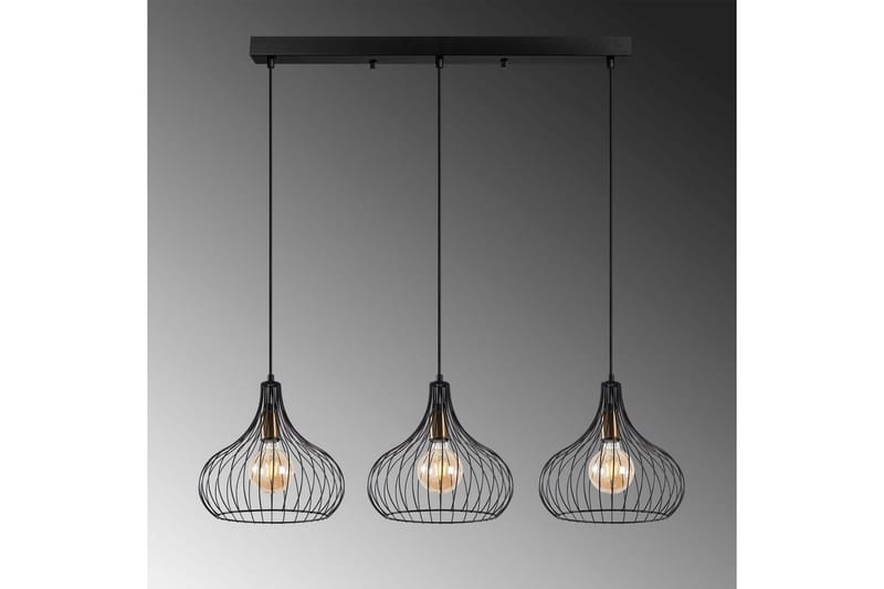 Loftlampe Kiron Sort / Antik Tre - Sort - Belysning - Lamper & indendørsbelysning - Loftlampe - Pendellamper & hængelamper