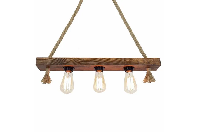 Loftlampe Kutuk Valnød, Brun