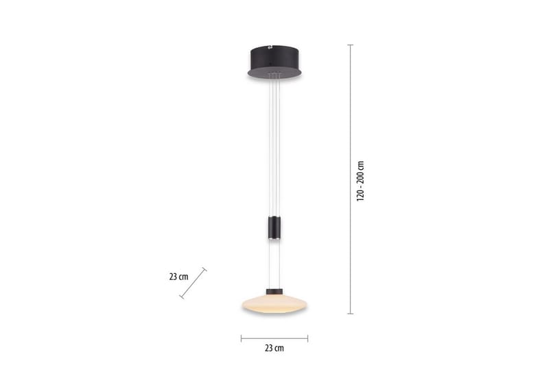 Loftlampe Lautada - 23x200x23 cm - Belysning - Lamper & indendørsbelysning - Loftlampe - Pendellamper & hængelamper