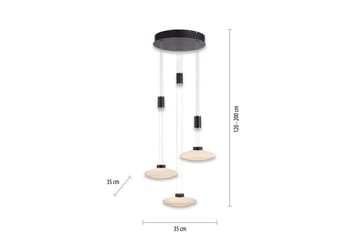 Loftlampe Lautada - 56x200x56 cm - Belysning - Lamper & indendørsbelysning - Loftlampe - Pendellamper & hængelamper