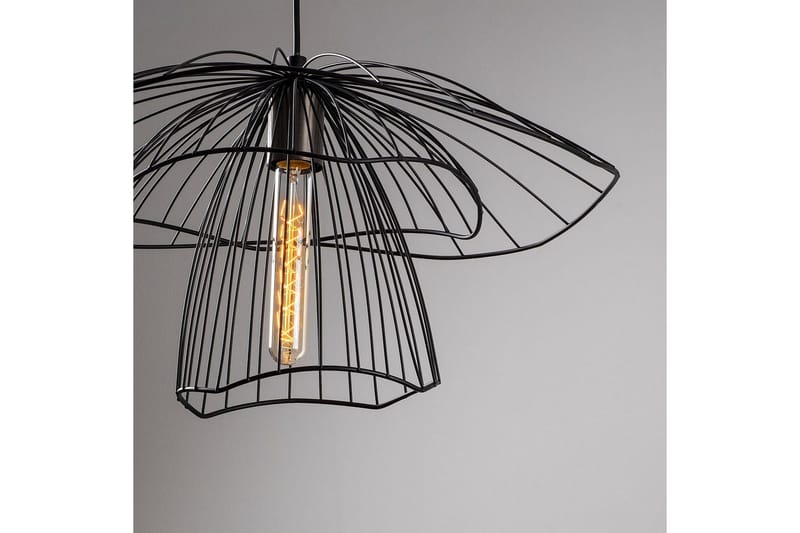 Loftlampe Majrula Blomst Sort - Sort - Belysning - Lamper & indendørsbelysning - Loftlampe - Pendellamper & hængelamper