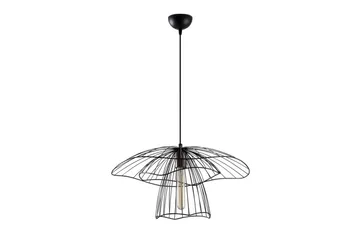 Loftlampe Majrula Blomst Sort - Sort - Belysning - Lamper & indendørsbelysning - Loftlampe - Pendellamper & hængelamper