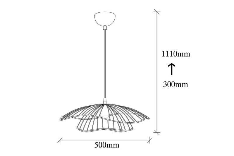 Loftlampe Majrula Blomst Vintage - Vintage - Belysning - Lamper & indendørsbelysning - Loftlampe - Pendellamper & hængelamper