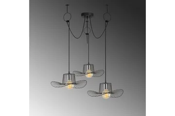 Loftlampe Majrula Sort Tre stik - Tre stik - Belysning - Lamper & indendørsbelysning - Loftlampe - Pendellamper & hængelamper