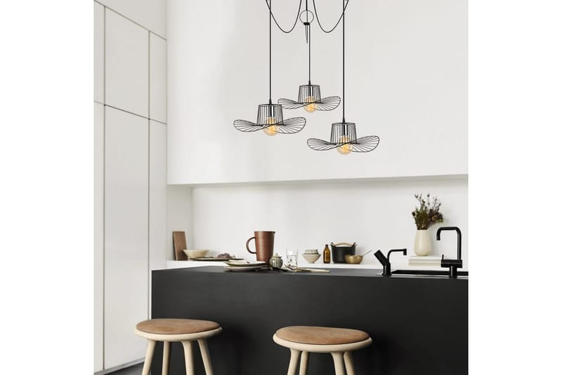 Loftlampe Majrula Sort Tre stik - Tre stik - Belysning - Lamper & indendørsbelysning - Loftlampe - Pendellamper & hængelamper