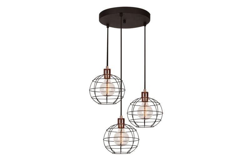 Loftlampe Majrulalini Black Tre stik - Tre stik - Belysning - Lamper & indendørsbelysning - Loftlampe - Pendellamper & hængelamper