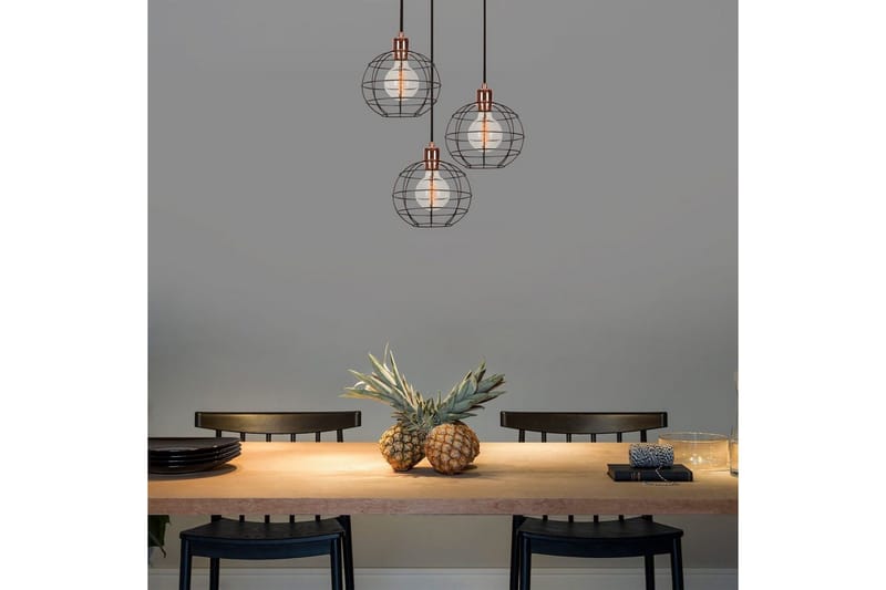 Loftlampe Majrulalini Black Tre stik - Tre stik - Belysning - Lamper & indendørsbelysning - Loftlampe - Pendellamper & hængelamper