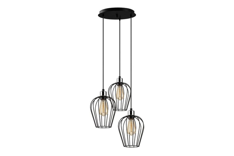 Loftlampe Majrulao sort cirkel - Sort - Belysning - Lamper & indendørsbelysning - Loftlampe - Pendellamper & hængelamper