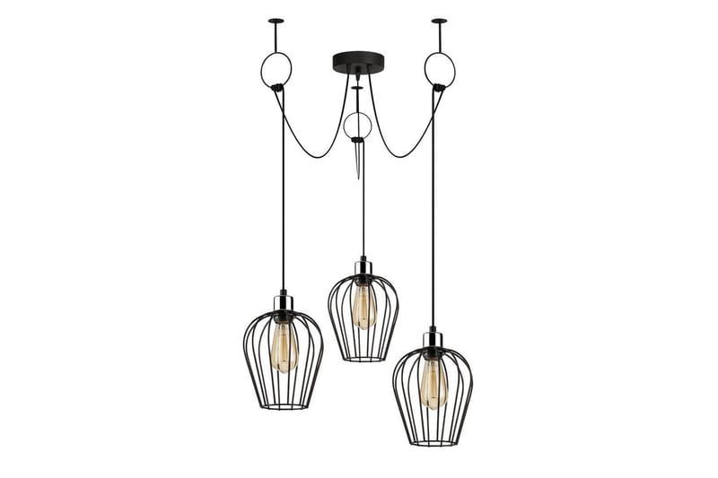 Loftlampe Majrulao sort - Sort - Belysning - Lamper & indendørsbelysning - Loftlampe - Pendellamper & hængelamper